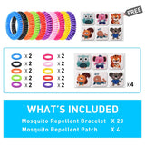 Diseño multicolor BuggyBands para combinar con la ropa.