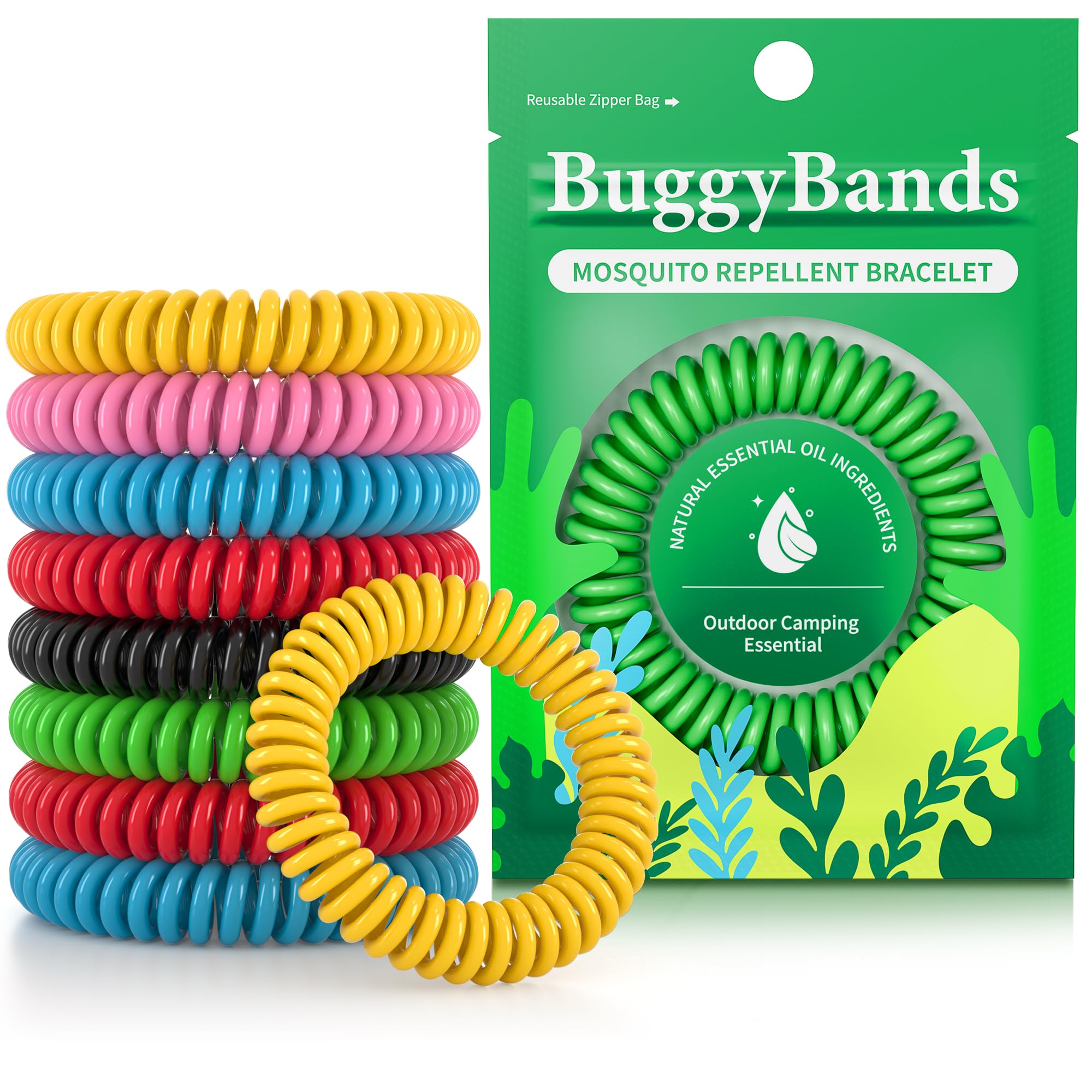 Pulsera BuggyBands repelente para niños, segura y cómoda al aire libre