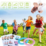 BuggyBands pulseras antimosquitos dos-paquetes para uso cómodo en camping