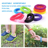 Pulsera impermeable BuggyBands ideal para uso en cualquier clima.