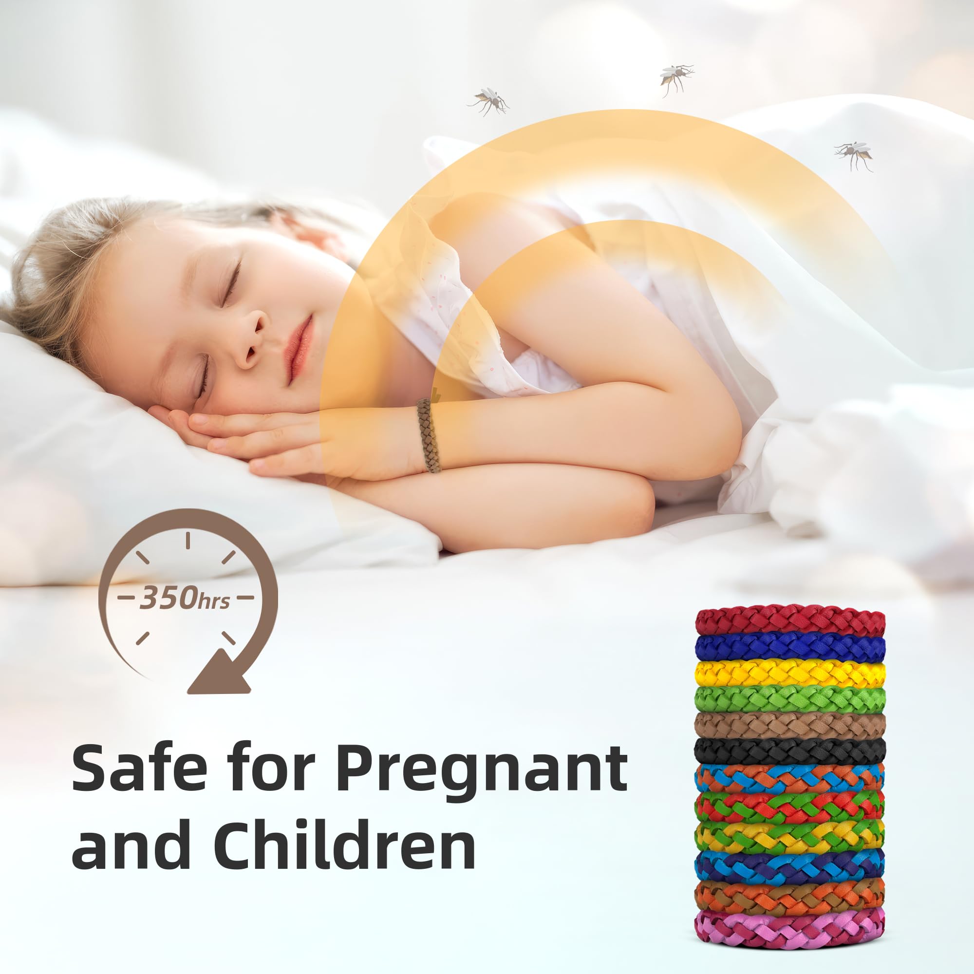 Pulseras BuggyBands para interior y exterior con protección natural