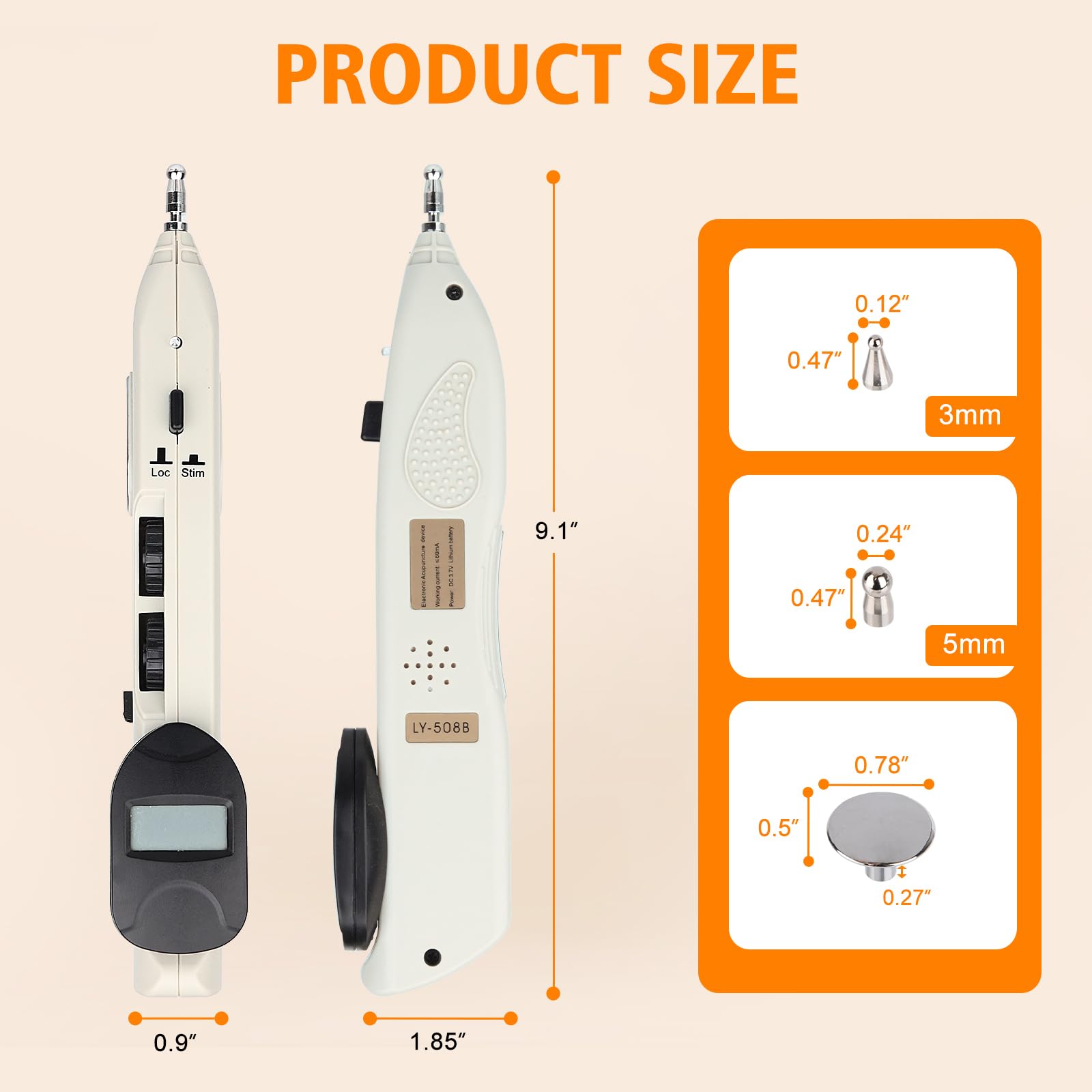 Buifac Pen con cabeza pequeña para áreas específicas