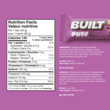 BUILT Bar Puff Churro: textura cremosa para merienda rápida y agradable.