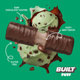 Built Bar Puff Textura suave de menta sin regusto amargo.