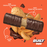 Built Bar Puffs barrita con 17 g de proteína para energía sostenida.