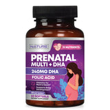 Built by Nature Prenatal: botella con cápsulas blandas para uso diario