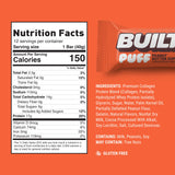 BUILT Bar Puff textura suave marshmallow con sabor indulgente