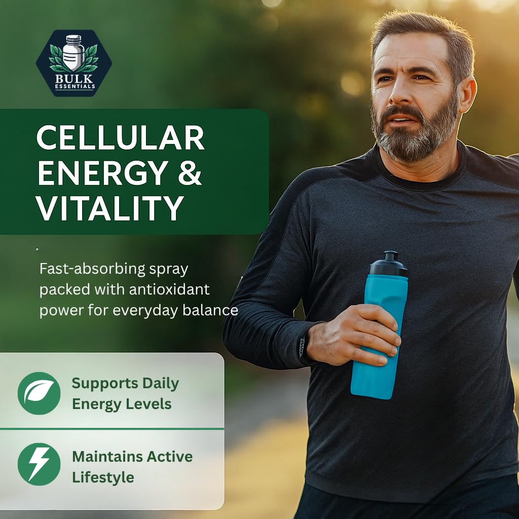 Dosis controlada de Bulk Essentials Glutathione Spray con pulverizaciones