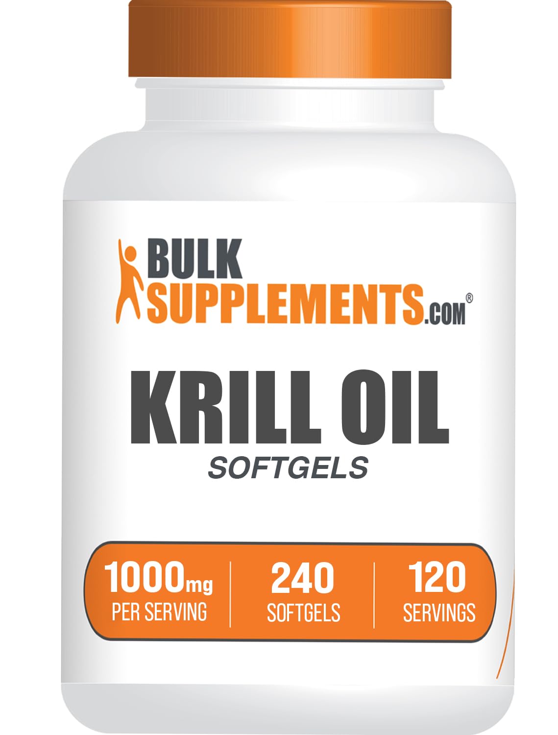 BulkSupplements Aceite de krill antártico 1000 mg: cápsulas para apoyo diario de omega-3