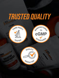 BulkSupplements ácido L-piroglutámico polvo, certificado por buenas prácticas de manufactura.