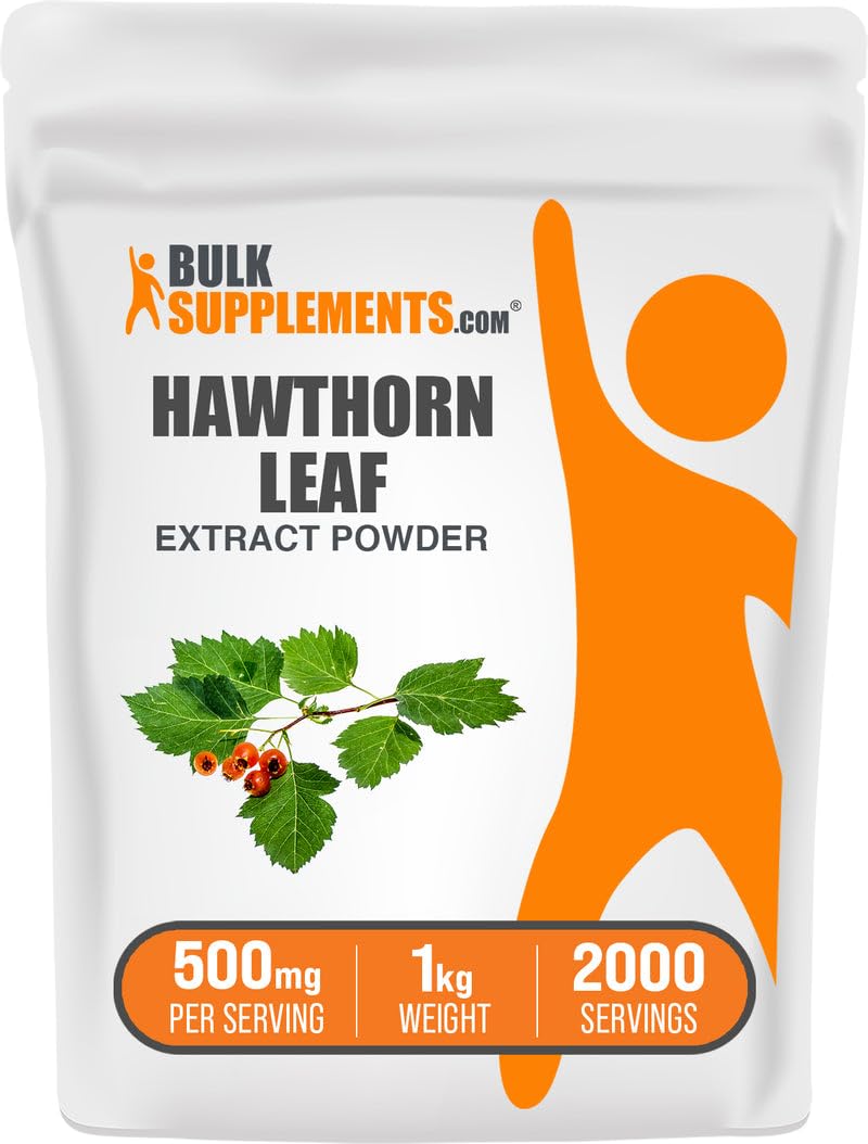 BulkSupplements Espino hoja polvo: fuente natural de nutrientes para el bienestar diario