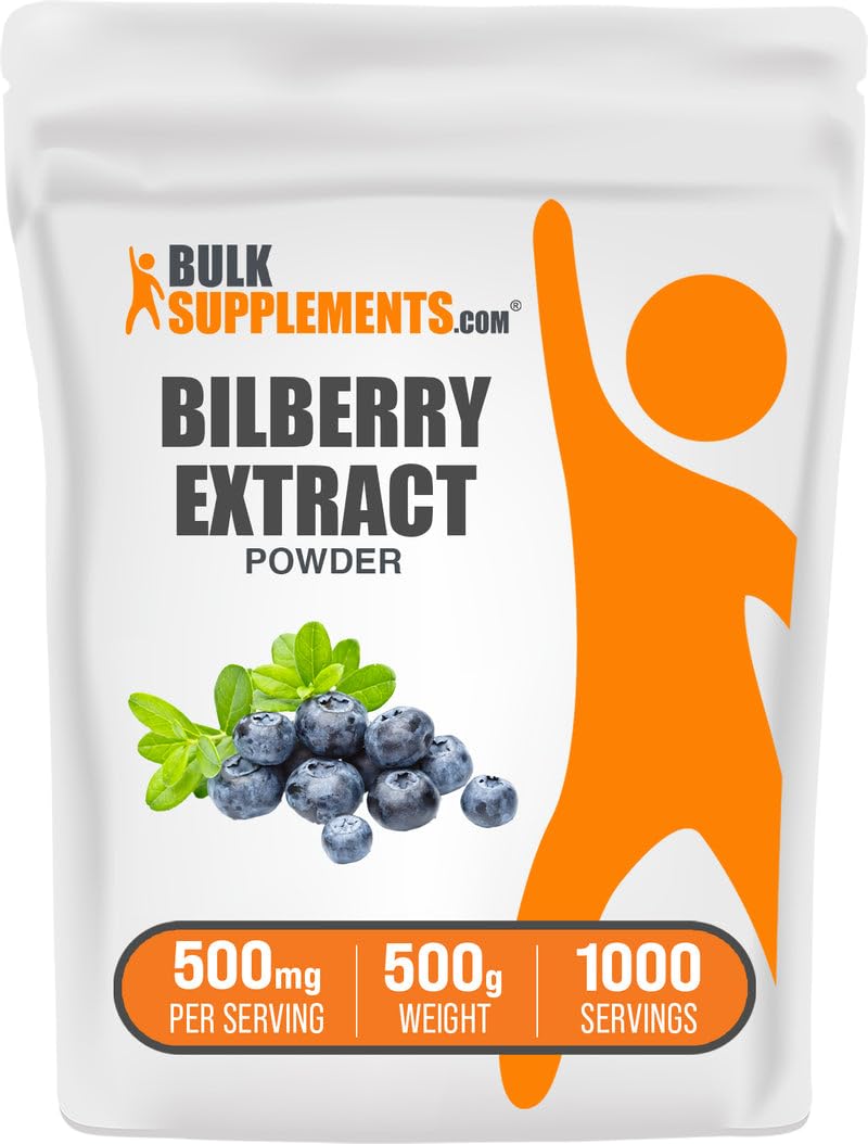 BulkSupplements extracto de arándano europeo polvo porción para consumo diario