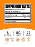 BulkSupplements L-Glutamina envase sin sabor: suplemento versátil para tus batidos