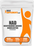 BulkSupplements NAD Polvo envase: opción práctica para incorporar NAD en la rutina diaria