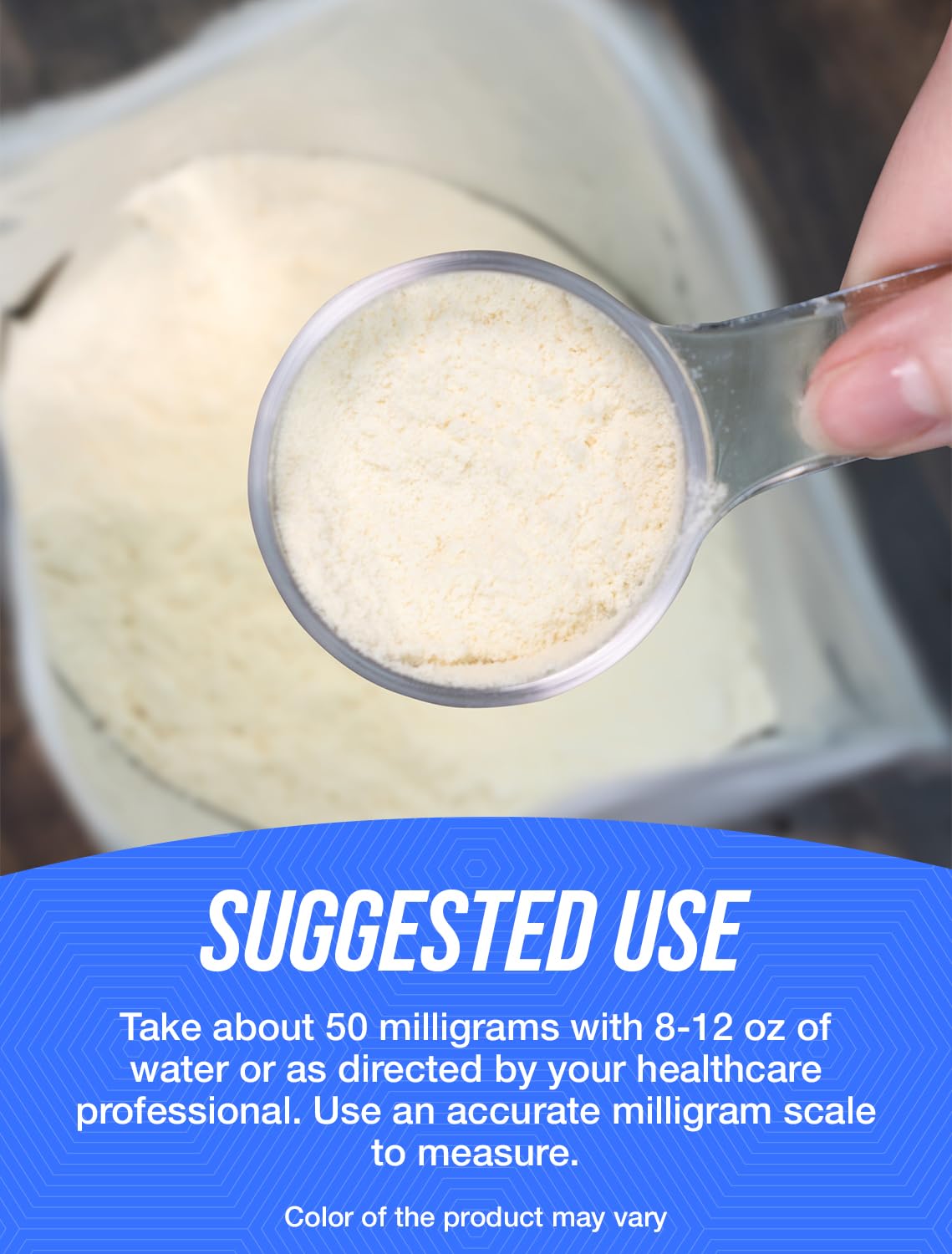 BulkSupplements P5P etiqueta libre de gluten: claridad y trazabilidad.