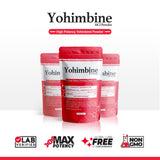BulkStimulants Yohimbine HCl etiqueta apta para veganos y libre de gluten