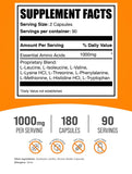 BulkSupplements Essential Amino Acids: cápsulas vistas de cerca para sostener músculo y energía.