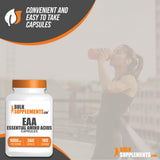 BulkSupplements EAAs cápsulas en bote de 360 para uso diario