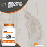 BulkSupplements EAAs cápsulas producidas en instalaciones BPM para calidad constante