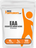 BulkSupplements aminoácidos esenciales polvo porción 10 g para apoyo al rendimiento