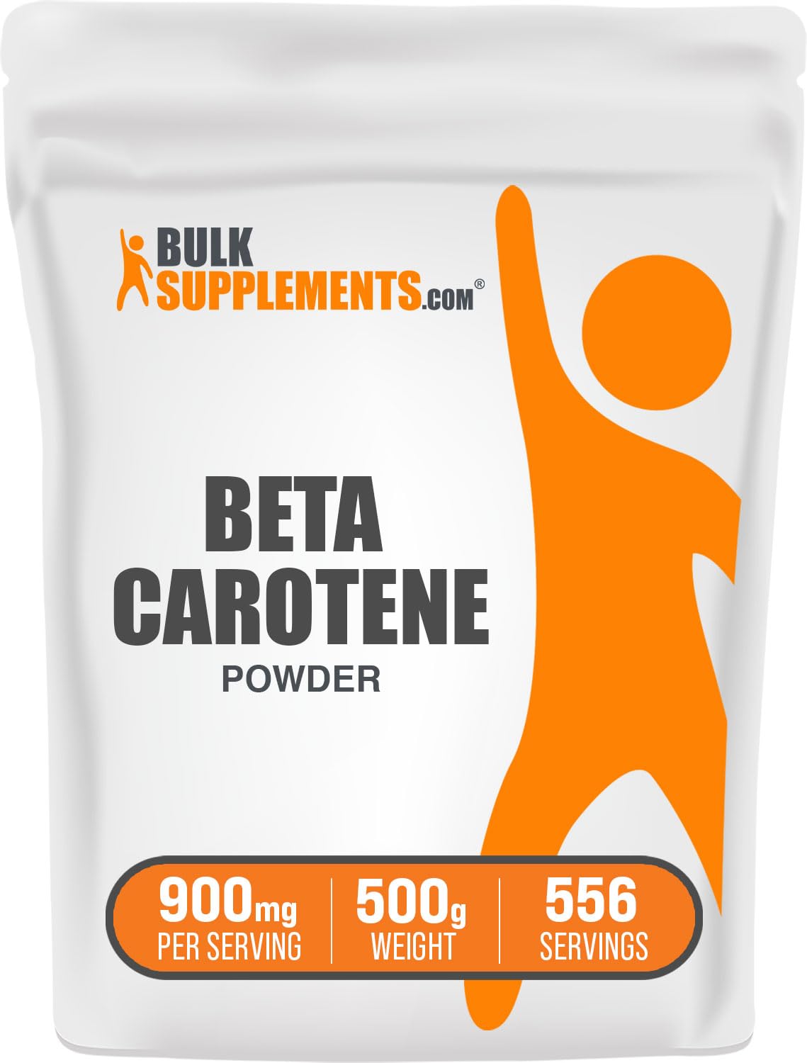 BulkSupplements Beta Caroteno Polvo 900 mg: apoyo a la salud general