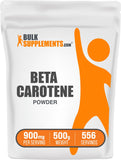 BulkSupplements Beta Caroteno Polvo 900 mg: apoyo a la salud general