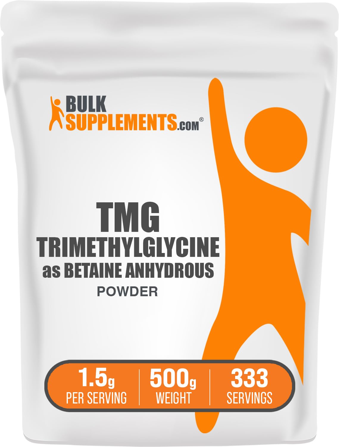 Betaína Anhidra BulkSupplements: energía diaria en polvo para rendimiento