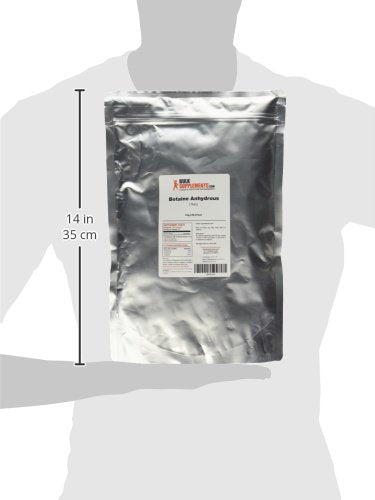 Preparación diaria de Betaína Anhidra BulkSupplements para uso rápido en batidos