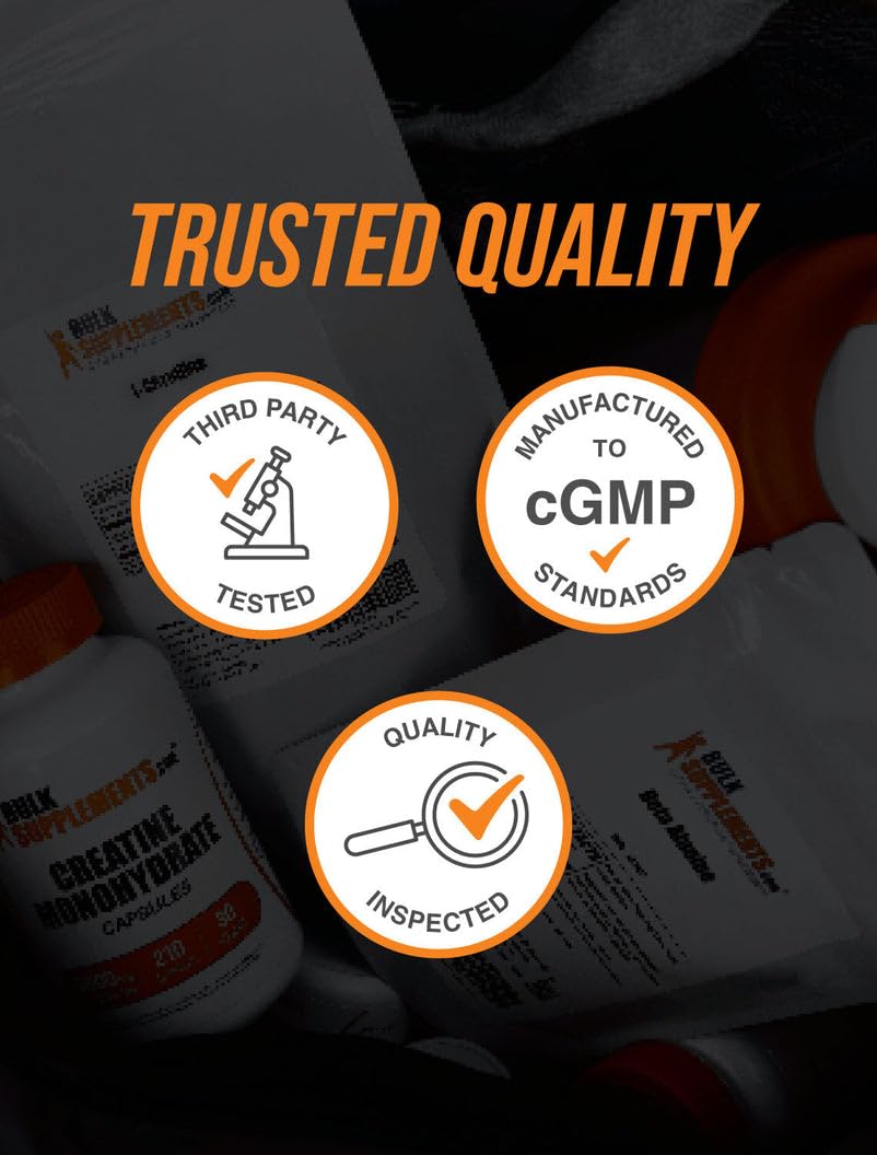 Polvo de magnolia Bulksupplements que cumple con pruebas de terceros y cGMP.