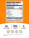 BulkSupplements clara de huevo en polvo en envase de 250 g para uso diario.