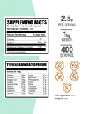 Colágeno hidrolizado BulkSupplements listo para mezclar en batidos diarios