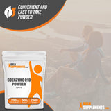 BulkSupplements CoQ10 polvo para batidos facilita la incorporación diaria.