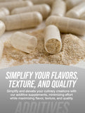 BulkSupplements estearato de magnesio polvo, relleno seguro para formulaciones y cápsulas.