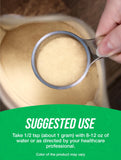 BulkSupplements extracto de ginseng en polvo, textura fina para mezclar en té.
