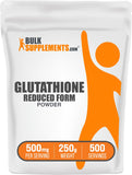 BulkSupplements glutatión reducido polvo, empaque compacto para uso diario