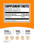 BulkSupplements L-Theanine cuchara de medición facilita la dosificación