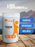 BulkSupplements Licopeno Polvo frasco etiquetado con garantía de calidad