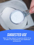 Medición precisa de Magnesio Citrato Bulksupplements para dosificar