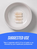 BulkSupplements Magnesio glicinato cápsulas fáciles de tragar para la rutina diaria.