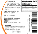 Empaque BulkSupplements NAC 1000 mg, presentación profesional para uso diario.