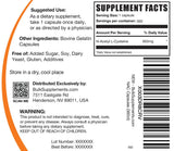 Uso diario NAC BulkSupplements; complemento sin alérgenos comunes