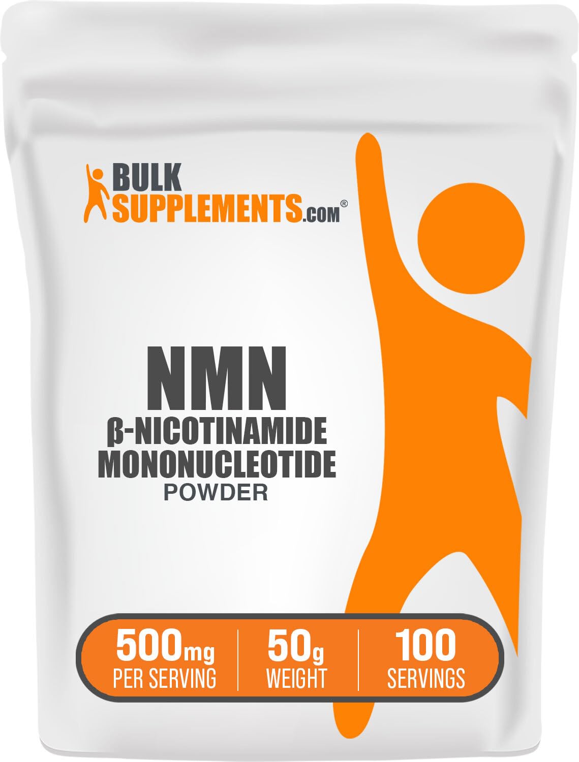 Bulksupplements NMN polvo para apoyo de energía celular y bienestar general