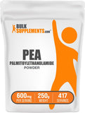BulkSupplements Palmitoiletanolamida en polvo en frasco para batidos diarios