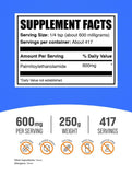 Polvo Palmitoiletanolamida BulkSupplements para mezclar fácilmente en bebidas