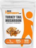 Bulksupplements, polvo extracto hONGO cola de pavo, verter en vaso para uso diario
