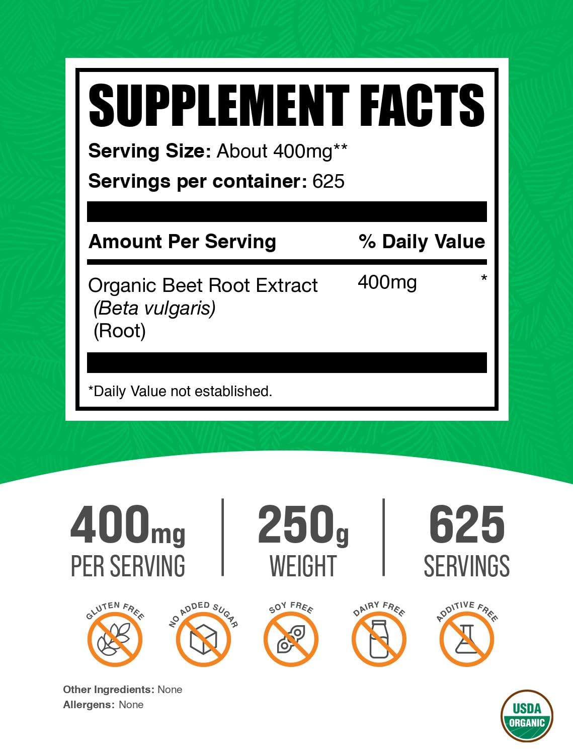 BulkSupplements polvo remolacha con dosificador, fácil dosificación para batidos