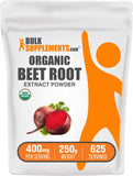 BulkSupplements polvo remolacha en bote, textura fina para batidos energizantes