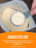 Porción de 2 g OKG para entrenamientos con batidos.