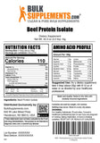 Proteína de carne aislada BulkSupplements, proteína de alta calidad para recuperación.