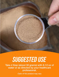 Polvo de carne aislada BulkSupplements, se integra con bebidas sin esfuerzo.